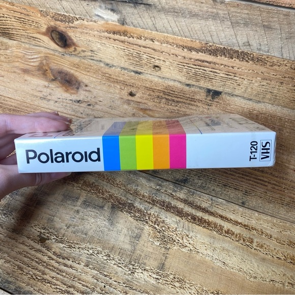 Blank Polaroid Supercolor Video Cassette VHS Tapes T-120 NEW SEALED - Picture 3 of 4